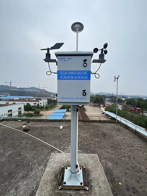 深圳某化工廠惡臭電子鼻安裝現(xiàn)場(chǎng)調(diào)試