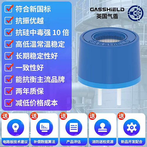 英國(guó)氣盾高精度庚烷傳感器